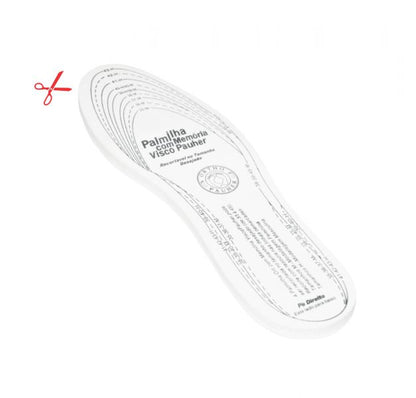 Palmilha Com Memória Visco Pauher