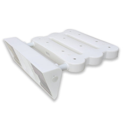 Assento articulado para banho fixado na parade