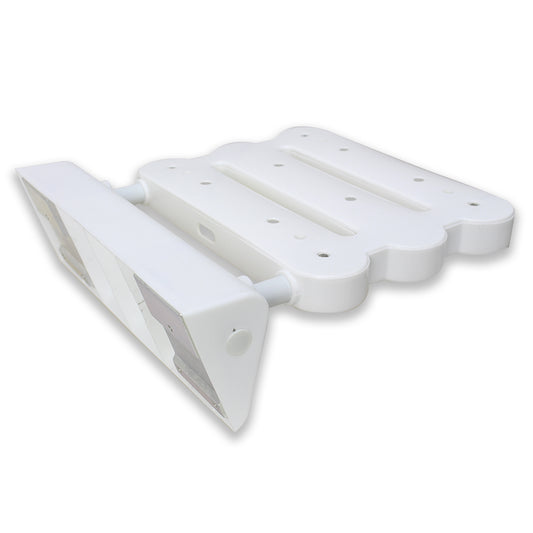 Assento articulado para banho fixado na parade