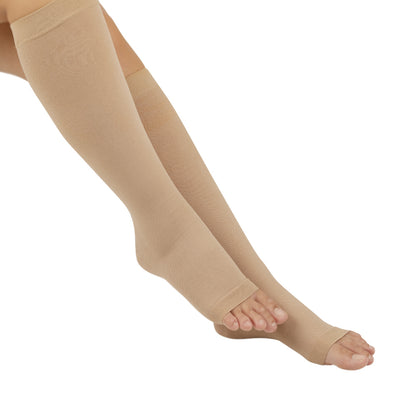 Meia compressiva panturrilha ¾ angio pauher compressão