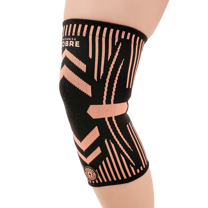 Joelheira de compressão com cobre - Suporte e estabilidade